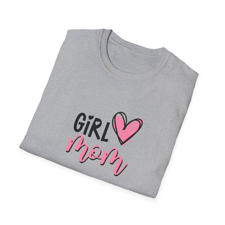 Girl Love Mom T-Shirt, Mother's Day Gift, Women's Casual Tee, Cute Family Shirts, Unisex Graphic Tee, Heart Design Top