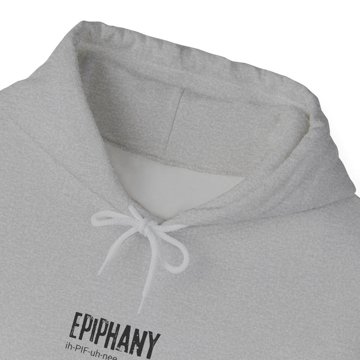 Epiphany Unisex Heavy Blend™ Hooded Sweatshirt | Cozy Gift for Reflective Souls, Casual Wear, Fall Fashion, Holiday Comfort, Thoughtful