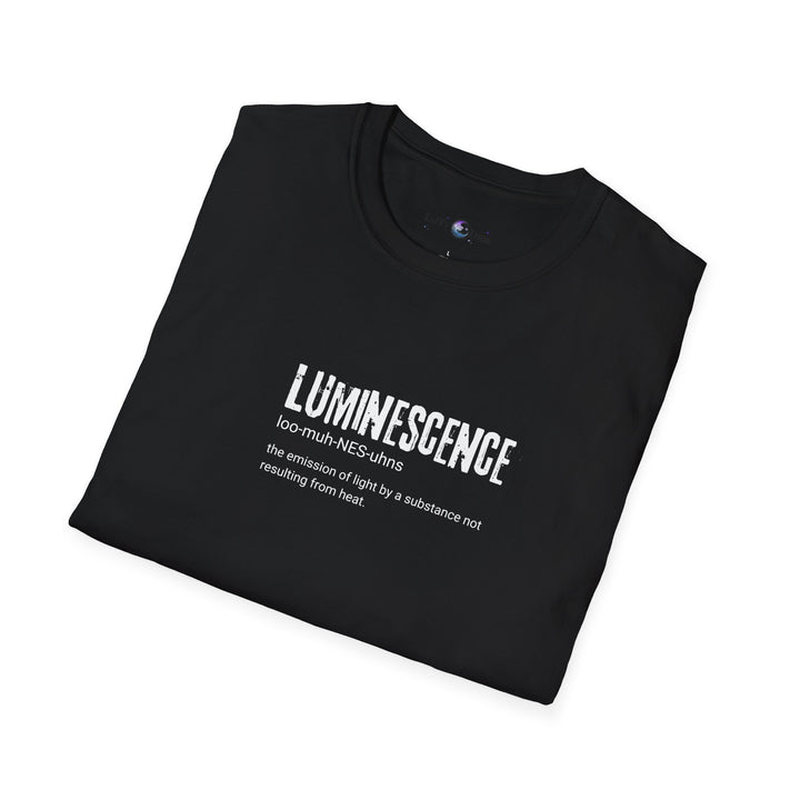 Luminous Softstyle T-Shirt, Unisex Tee, Comfort Wear, Unique Graphic Shirt, Gift for Science Lovers, Casual Outfit