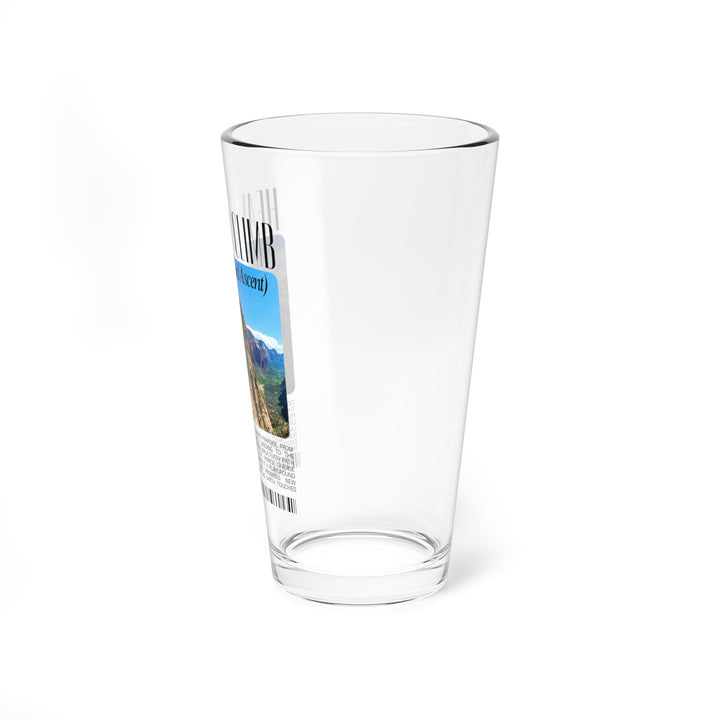 Heavenly Climb 16oz Mixing Glass - Scenic Adventure Drinkware - Zion National Park Inspired Design