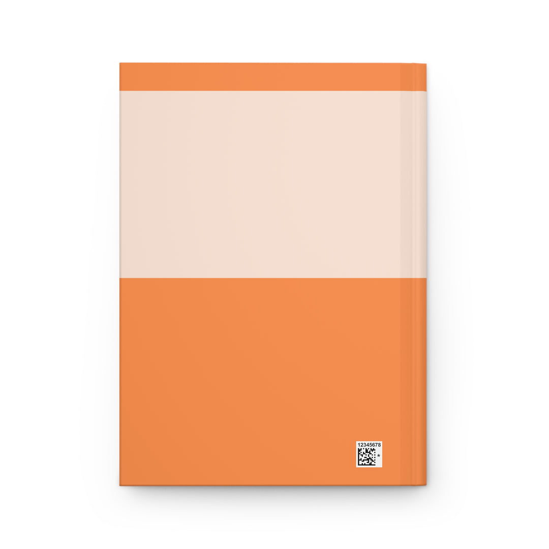 Daily Gratitude Hardcover Journal - My Small Wins & Big Smiles - Orange Creamsicle Design