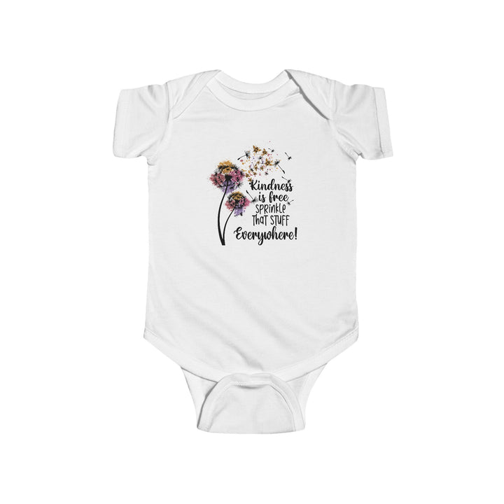 Kindness Blooms Infant Bodysuit Sprinkle Joy Everywhere Cute Onesie for Newborn Girls New Parent Gifts