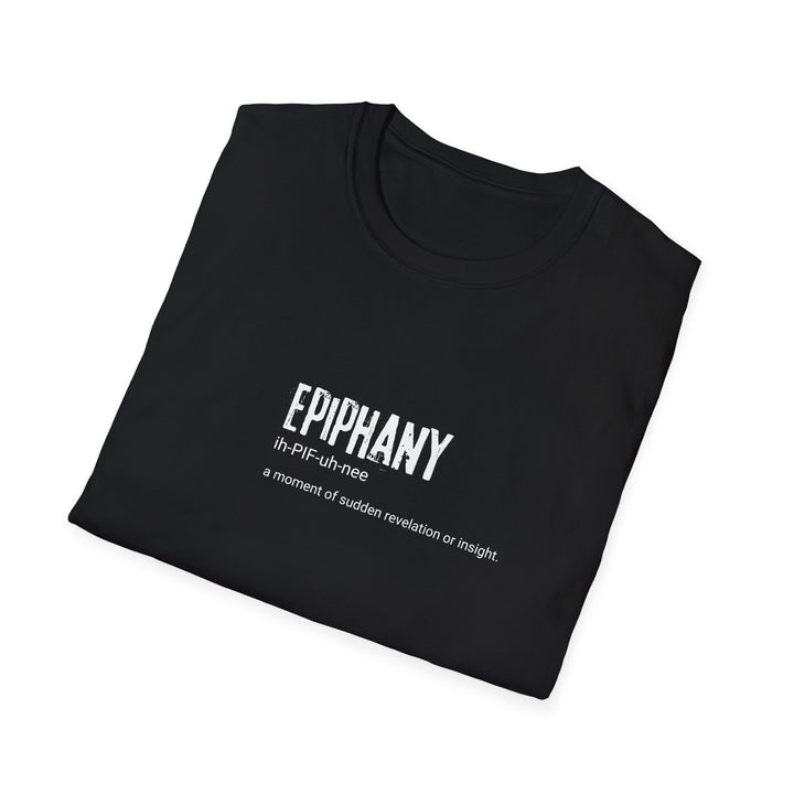 Epiphany Moment Unisex T-Shirt, Revelation Insight Tee, Casual Comfort Shirt, Soft Cotton Top, Heather Sports Grey Clothes