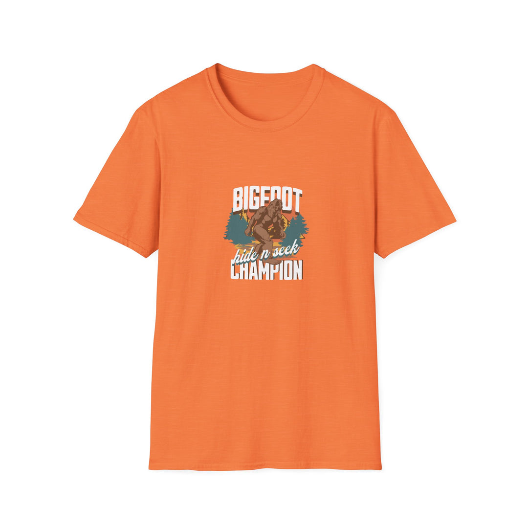 Bigfoot Hide and Seek Champion Unisex Softstyle T-Shirt