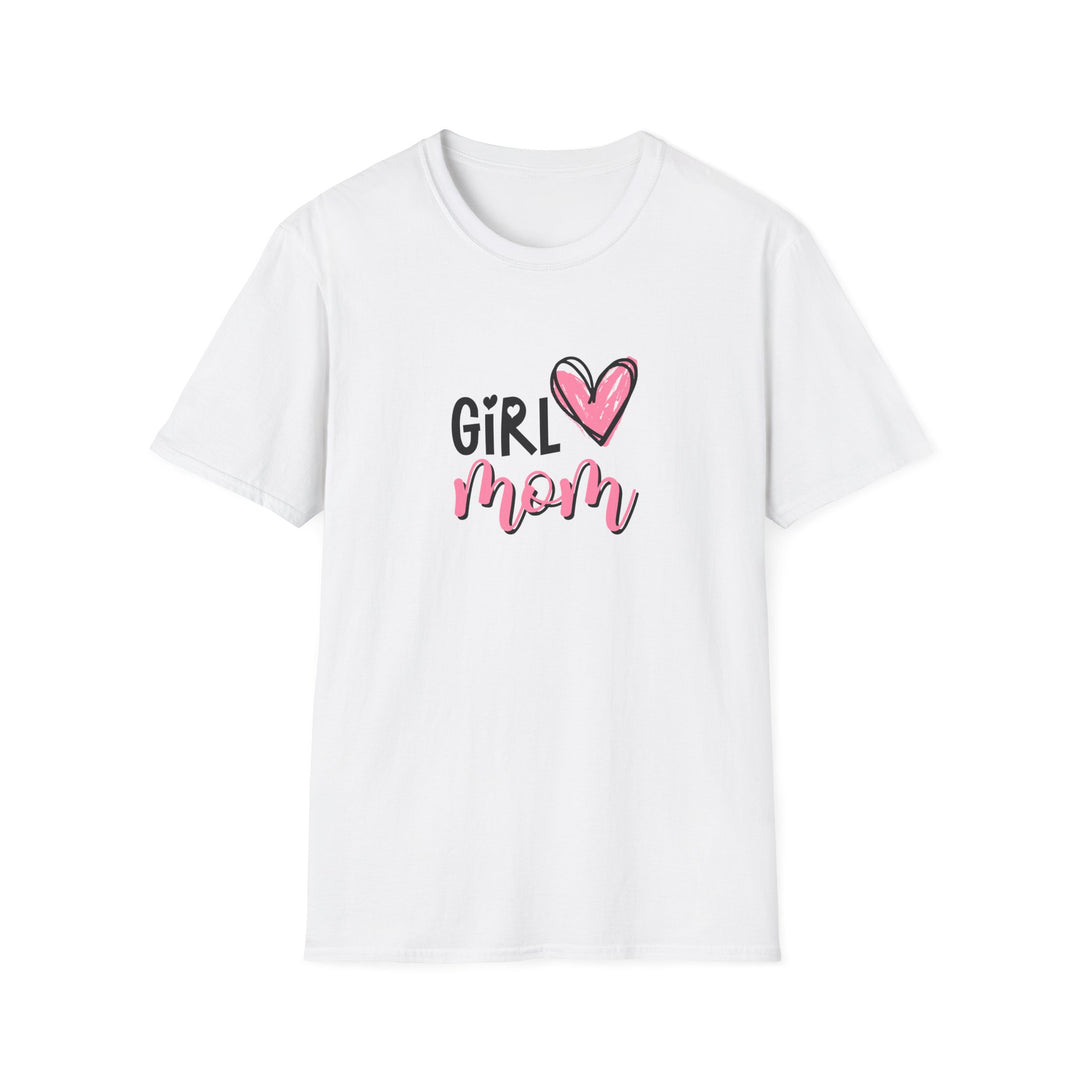 Girl Love Mom T-Shirt, Mother's Day Gift, Women's Casual Tee, Cute Family Shirts, Unisex Graphic Tee, Heart Design Top