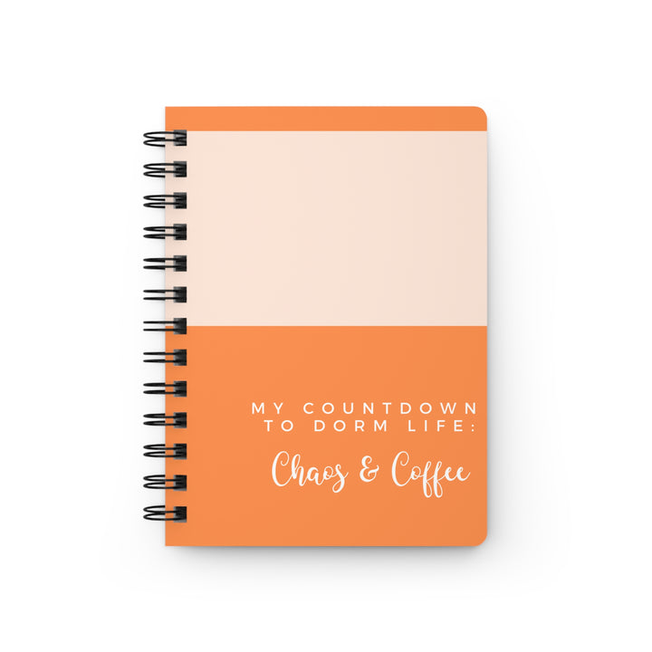 Chaos & Coffee Spiral Bound Journal - Perfect for College Students and Busy Lives