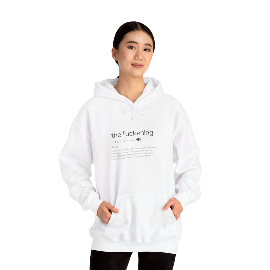 The Fuckening Unisex Heavy Blend™ Hooded Sweatshirt, Funny Quote Hoodie, Trendy Casual Wear, Great for Gifting, Perfect for All Occasions