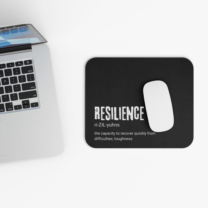 Inspiration Mouse Pad - Resilience Quote Design, Motivational Desk Accessory for Home Office, Gift for Students, Coaches, and Entrepreneurs