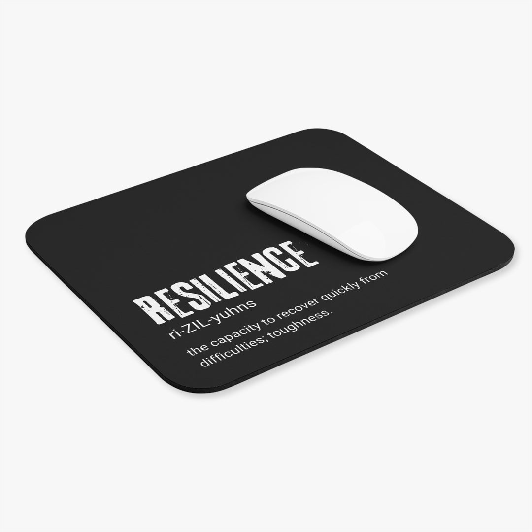 Inspiration Mouse Pad - Resilience Quote Design, Motivational Desk Accessory for Home Office, Gift for Students, Coaches, and Entrepreneurs