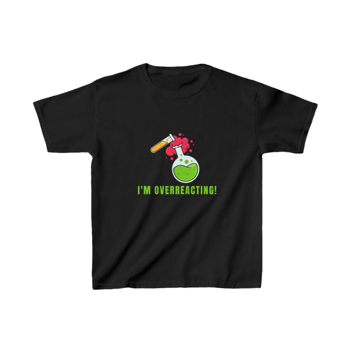 Funny Kids Science Tee - I'm Overreacting! | Perfect for Birthdays, Science Lovers, Gifts, Classroom, Events