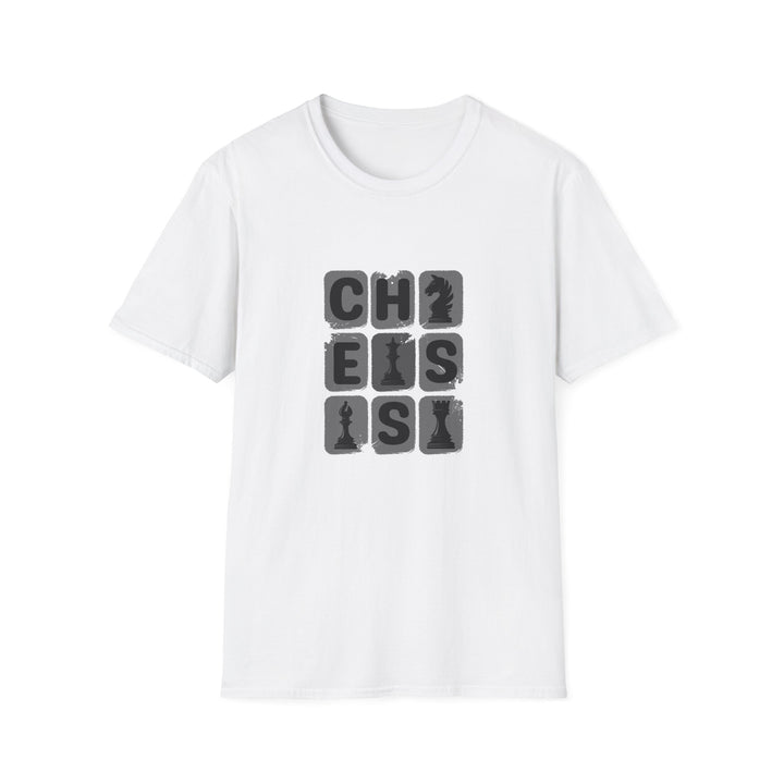 Chess Lovers Unisex Softstyle T-Shirt, Perfect Gift for Gamers, Casual Wear, Chess Themed Apparel, Game Night Tee