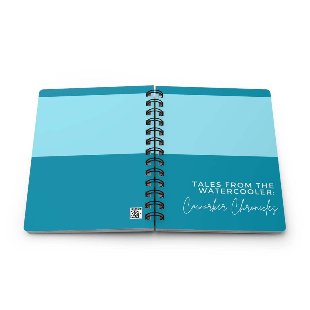 Coworker Chronicles Hardcover Journal - Teal Watercooler Tales - Perfect for Office Humor and Daily Reflections