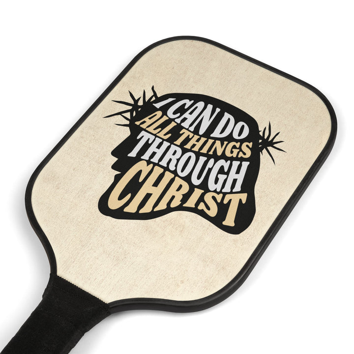 Faith-Inspired Pickleball Paddle Set - "I Can Do All Things Through Christ"