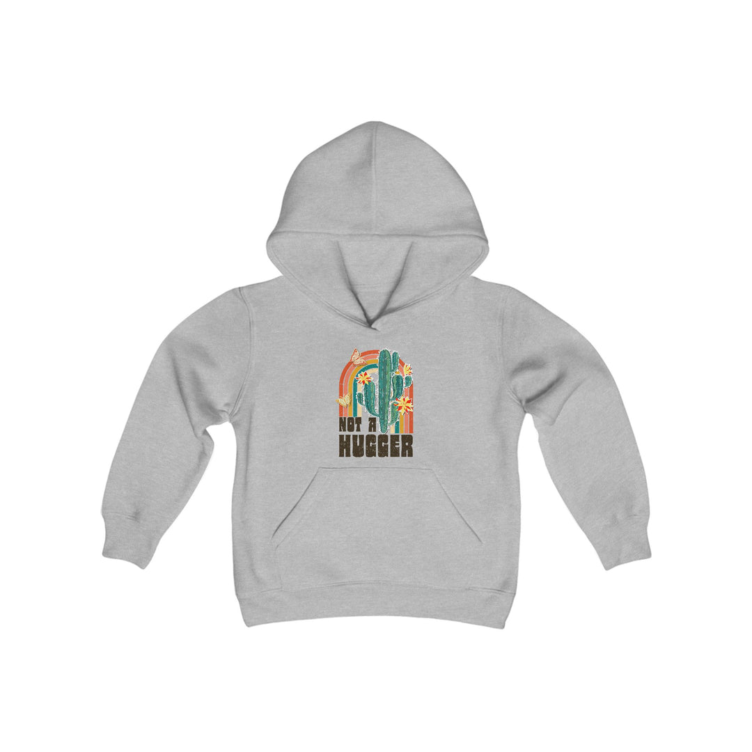 Youth Cactus Rainbow Hoodie - Not a Hugger