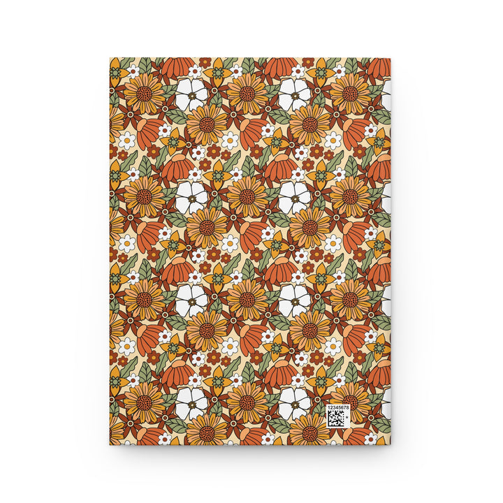 Floral Pattern Hardcover Journal Perfect for Autumn Inspiration and Gift-Giving