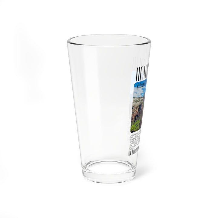 Heavenly Climb 16oz Mixing Glass - Scenic Adventure Drinkware - Zion National Park Inspired Design