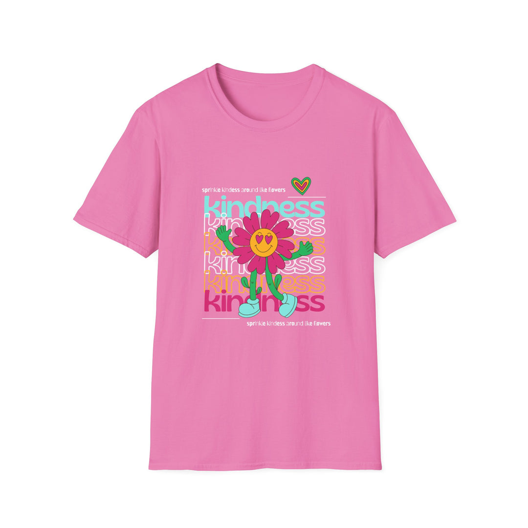 Kindness Floral Unisex Softstyle T-Shirt | Spread Positivity & Love