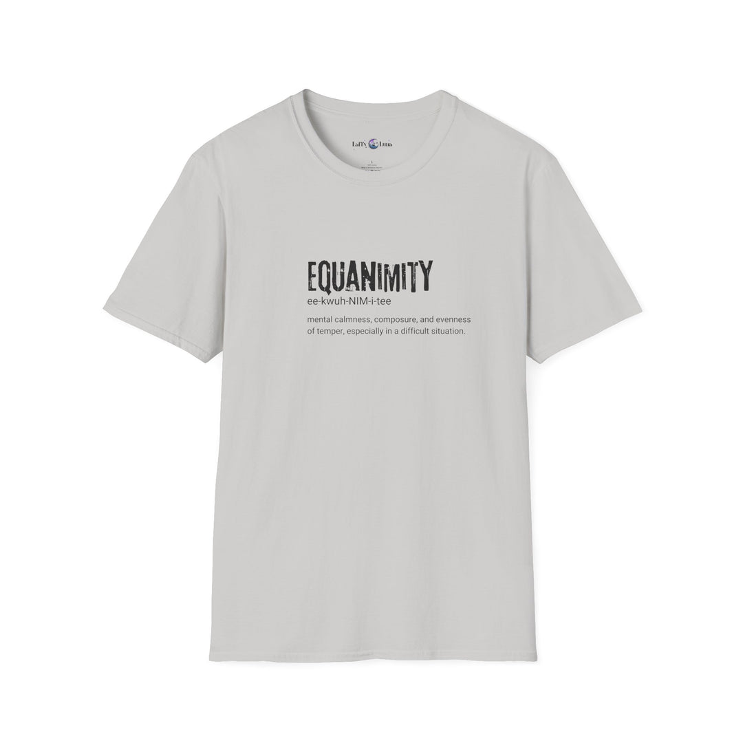 Equanimity Unisex T-Shirt, Relaxation Shirt, Mindfulness Tee, Gift for Wellness Lovers, Inspirational Clothing