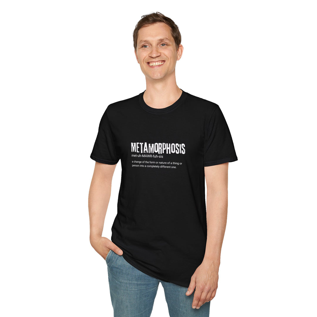 Metamorphosis Unisex T-Shirt  Inspirational Change Tee, Motivational Gift, Casual Wear, Self Improvement Shirt, Unique Graphic Tee