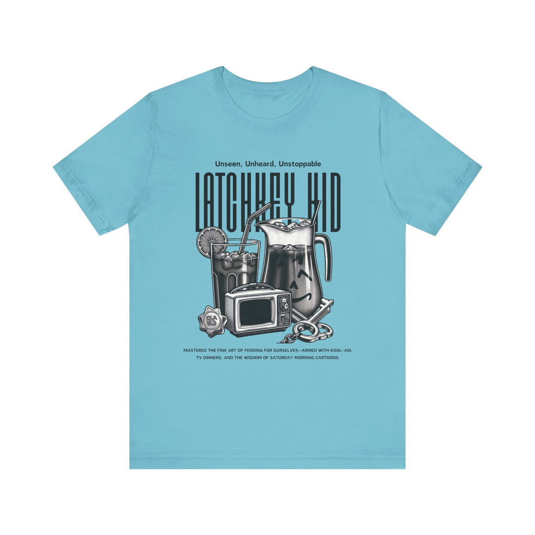 Latchkey Kid Tee Unisex Jersey Tshirt Gen X Nostalgic Retro 80s 90s