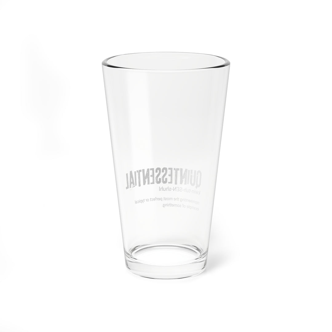 Quintessential Mixing Glass | 16oz Clear Drinkware, Perfect for Cocktails, Housewarming Gift, Barware, Customizable