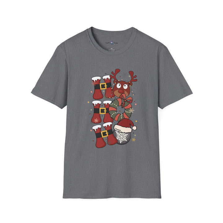 Festive Holiday Unisex T-Shirt: 'Ho Ho Ho' Christmas Cheer