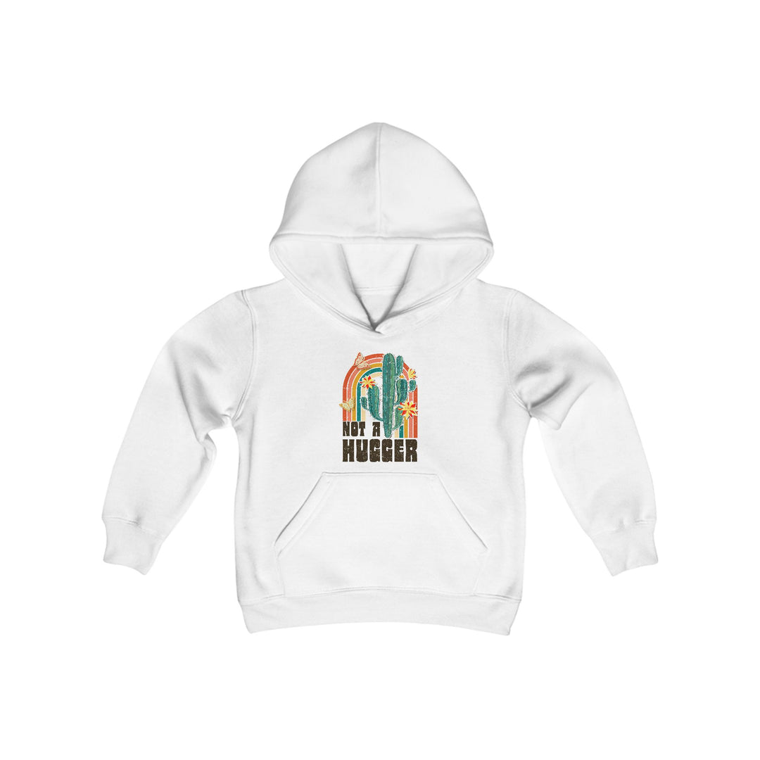 Youth Cactus Rainbow Hoodie - Not a Hugger