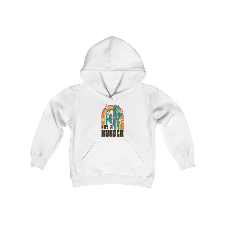 Youth Cactus Rainbow Hoodie - Not a Hugger