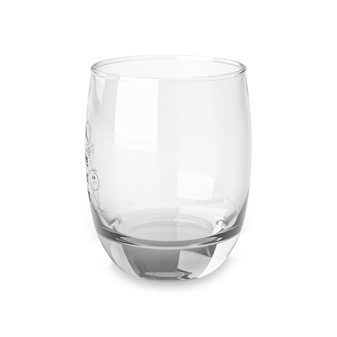 Funny Whiskey Glass  I Think, Therefore I Am Not Sure Perfect for Gifts, Home Bar, Father Day, Graduation, and Occasions