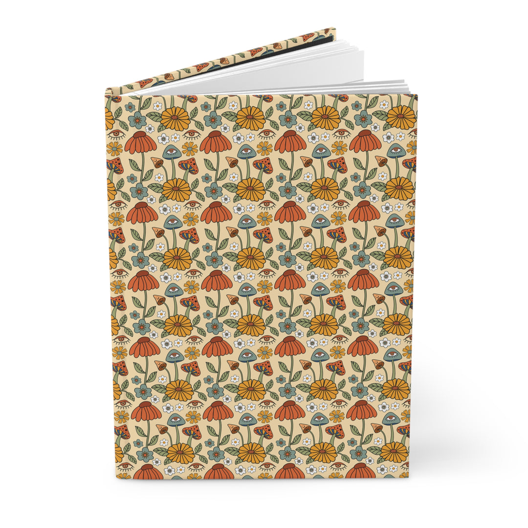 Floral Hardcover Journal - Matte Finish for Creative Minds