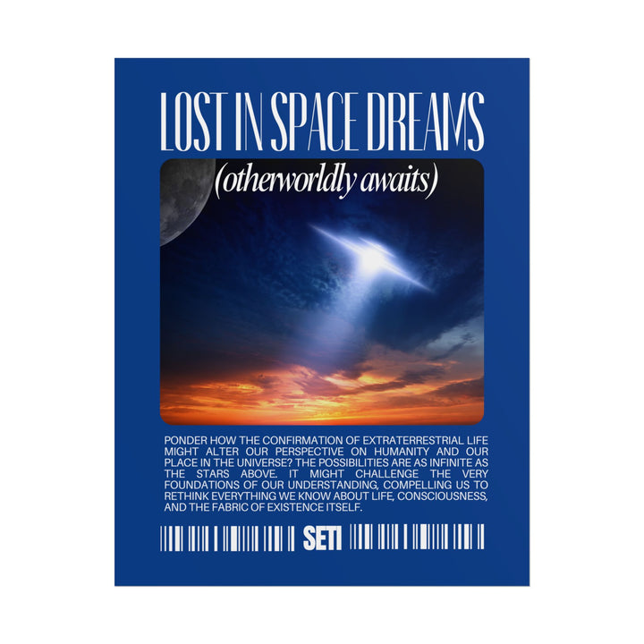 Cosmic Dreamscape Rolled Poster - Lost in Space Dreams (Otherworldly Awaits)