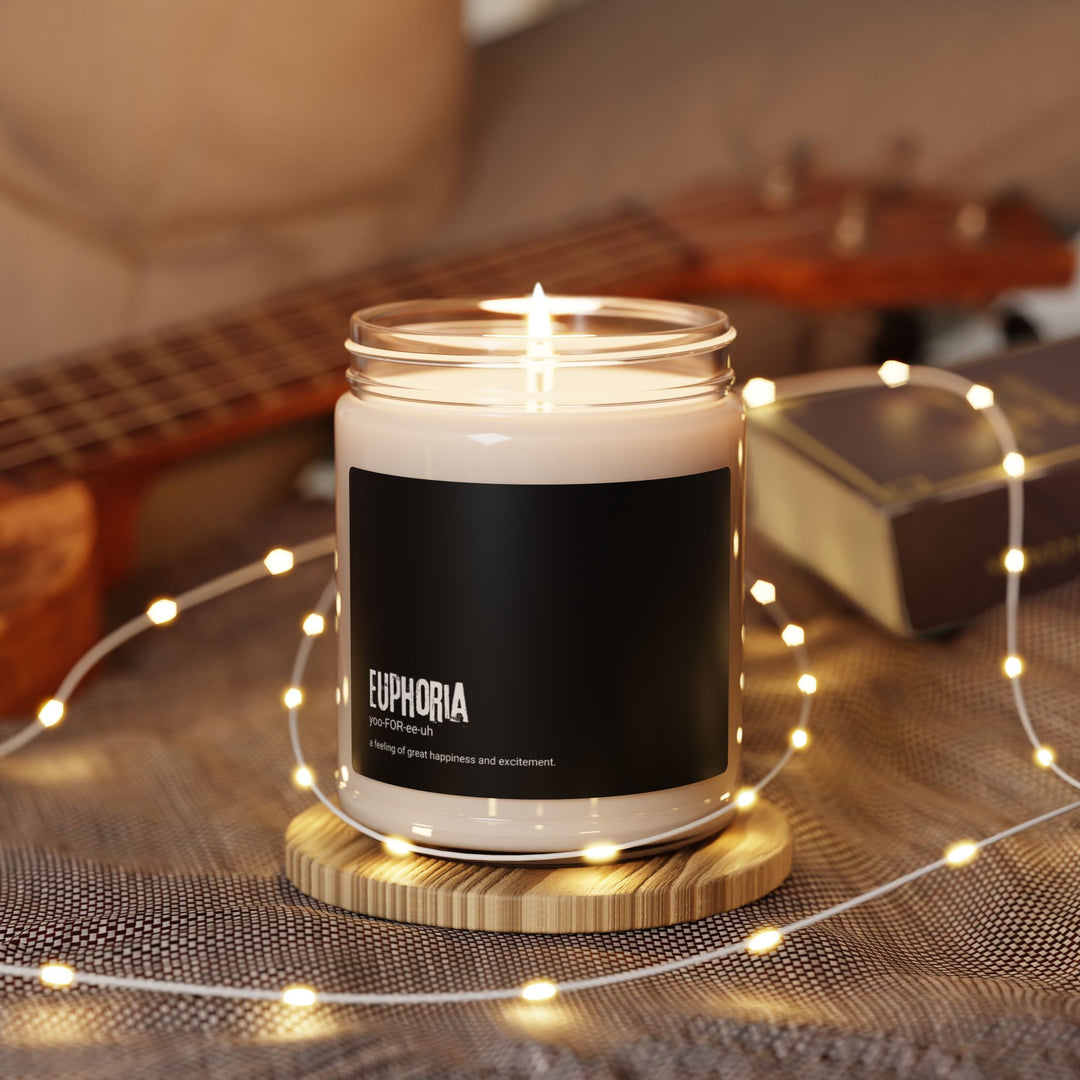 Euphoria Scented Soy Candle Ultimate Relaxation, Perfect Gift for Home Décor, Self-Care, Aromatherapy, Birthdays, Holidays