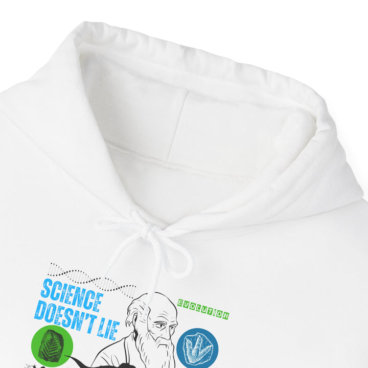 Science Evolution Unisex Hoodie - "Science Doesn't Lie"