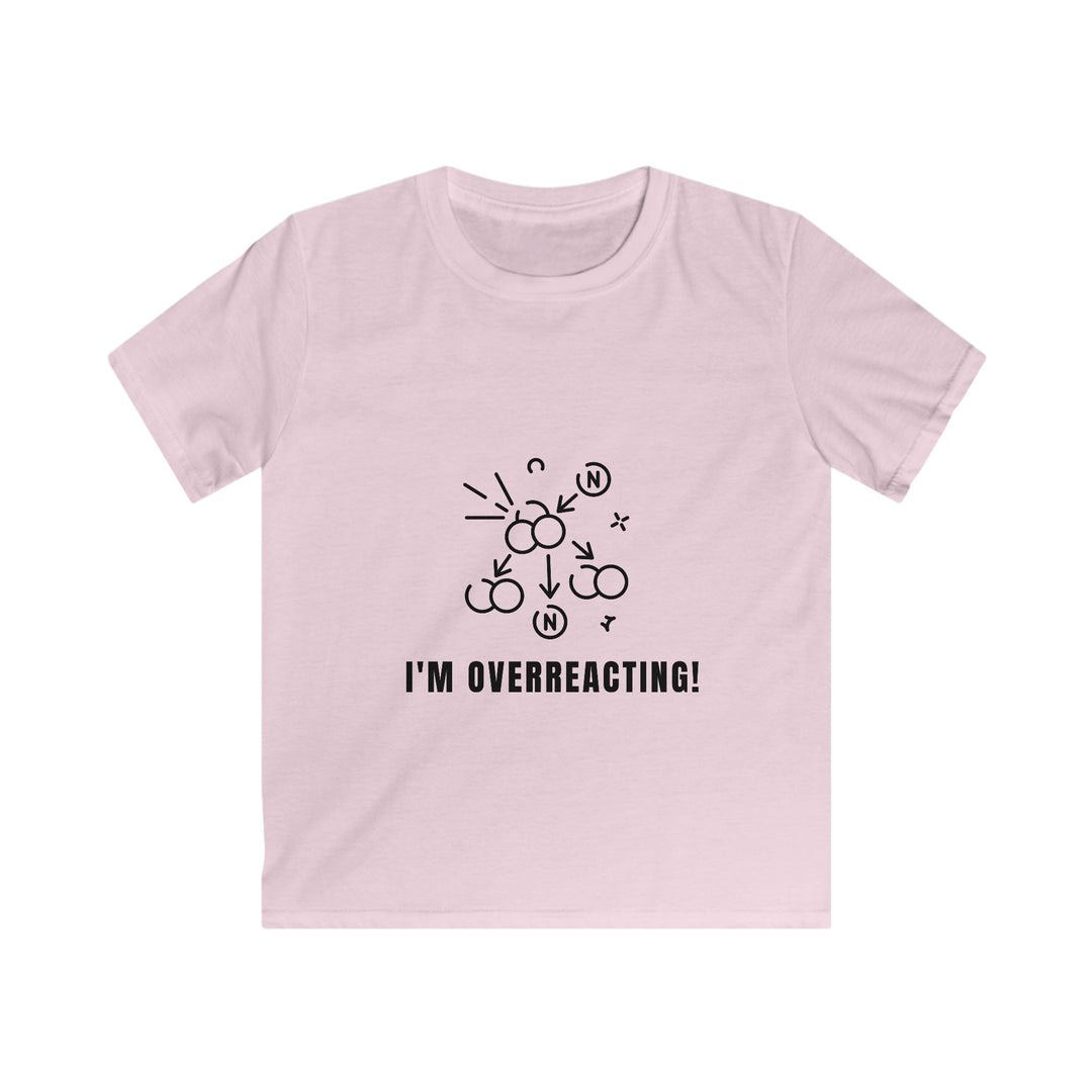 Funny Kids Tee - I'm Overreacting! | Kids Humor Shirt, Gift for Children, Playful T-Shirt, Birthday Present, Everyday Wear