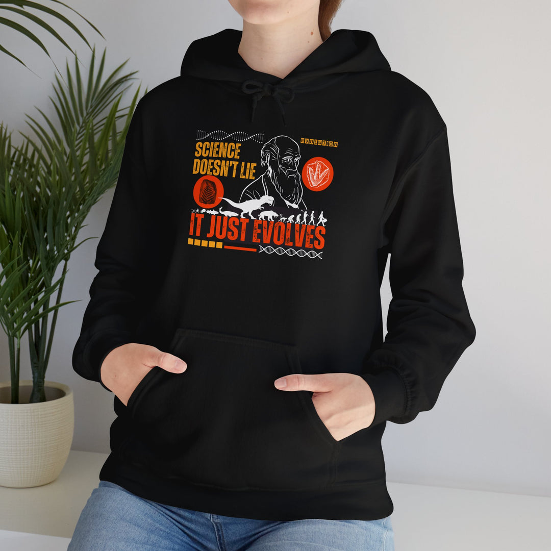 Science Evolution Unisex Hoodie - "Science Doesn't Lie"