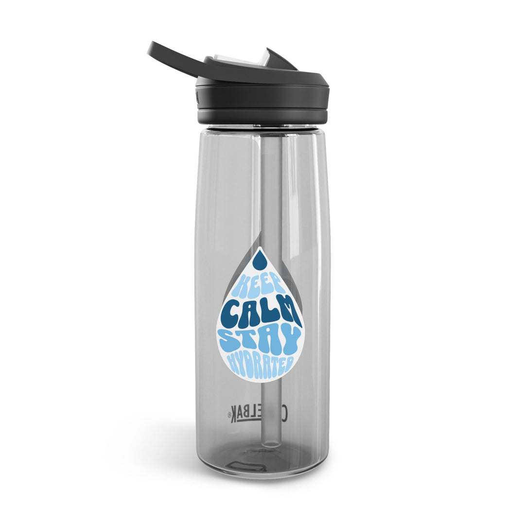 Keep Calm Stay Hydrated Water Bottle | 20oz/25oz CamelBak Eddy® | Fitness Gear, Eco-Friendly Hydration, Gym Essential, Summer Accessory,