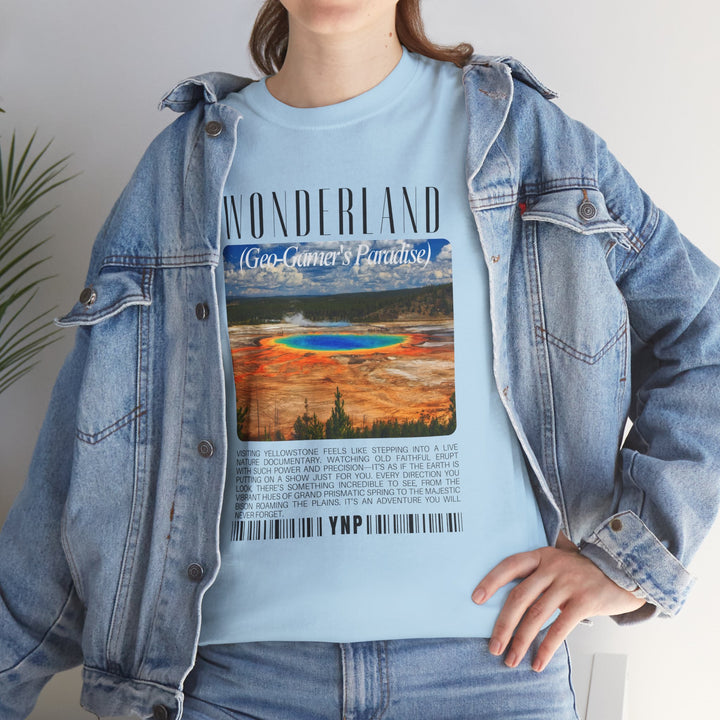 Old Faithful Geysers Yellowstone Tee - Wonderland Graphic Tee - Nature Inspired Unisex T-Shirt for Casual Wear and Outdoor Adventures