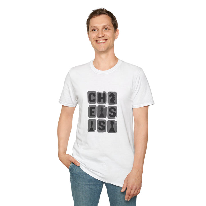 Chess Lovers Unisex Softstyle T-Shirt, Perfect Gift for Gamers, Casual Wear, Chess Themed Apparel, Game Night Tee