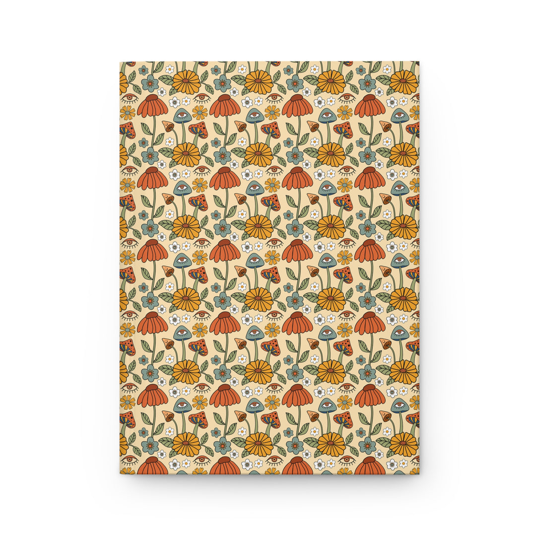 Floral Hardcover Journal - Matte Finish for Creative Minds