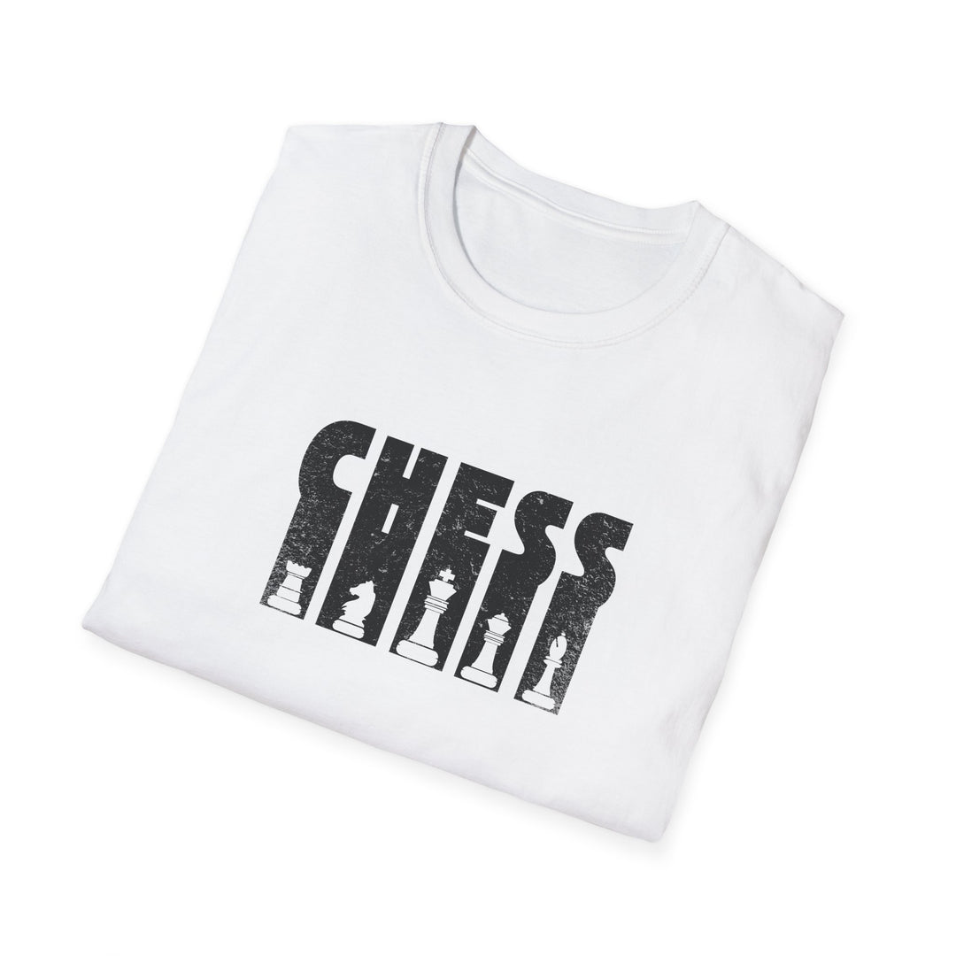 Chess Lovers Unisex Softstyle T-Shirt - Perfect Gift for Players, Game Night Wear, Casual Style, Chess Themed Gift, Gamer Apparel