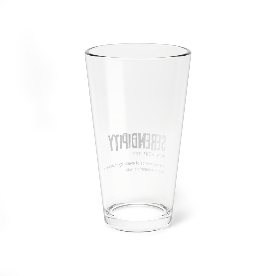 Serendipity Mixing Glass, 16oz | Perfect for Cocktails, Gift for Home Bar Lovers, Unique Glassware, Cheers to Happiness