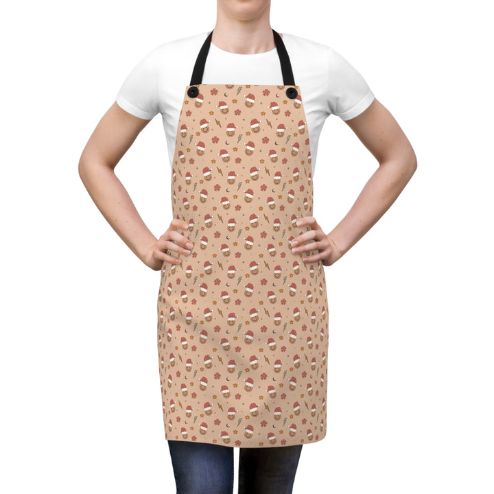 Whimsical Holiday Cookie Apron for Baking Enthusiasts