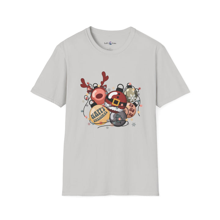 Festive Holiday Unisex Softstyle T-Shirt - Jolly Christmas Design - Perfect for Spreading Seasonal Joy and Christmas Cheer