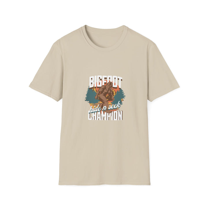 Bigfoot Hide and Seek Champion Unisex Softstyle T-Shirt