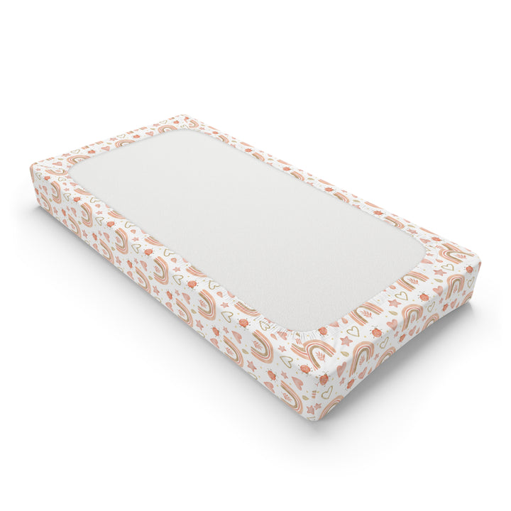 Floral Baby Changing Pad Cover - Soft & Stylish Nursery Essential