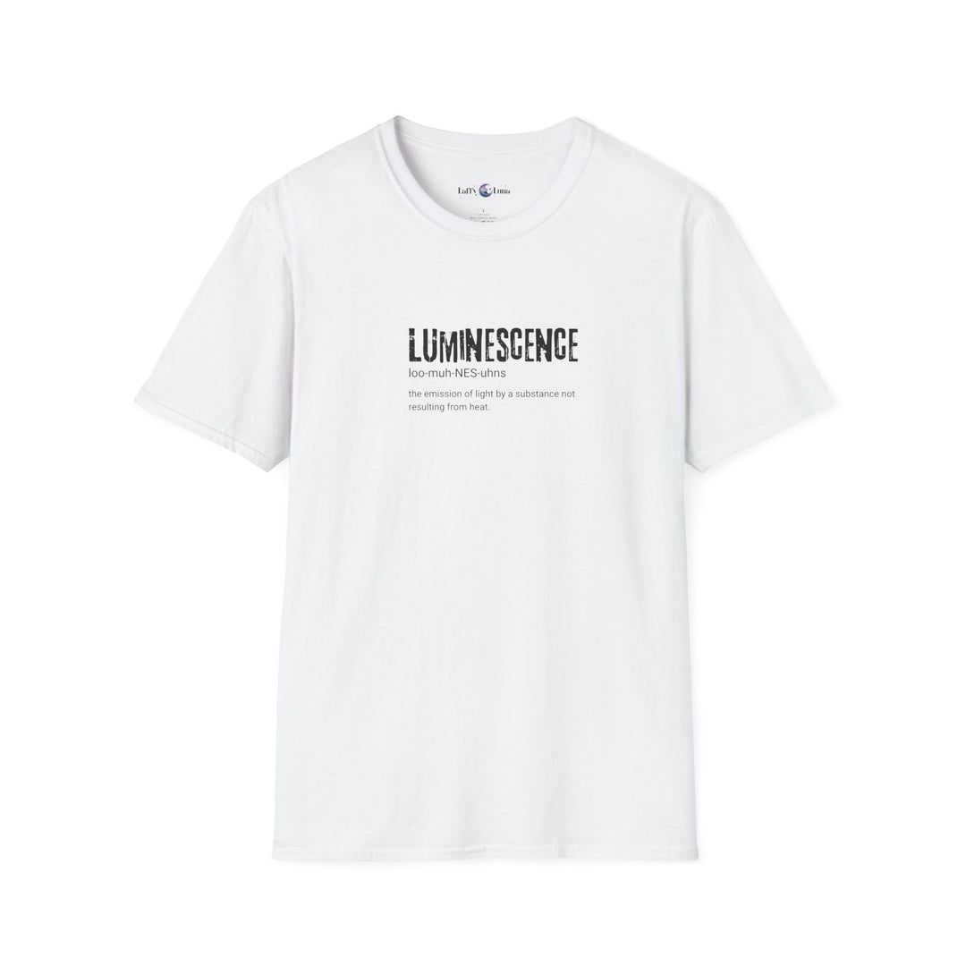 Luminous Softstyle T-Shirt, Unisex Tee, Comfort Wear, Unique Graphic Shirt, Gift for Science Lovers, Casual Outfit