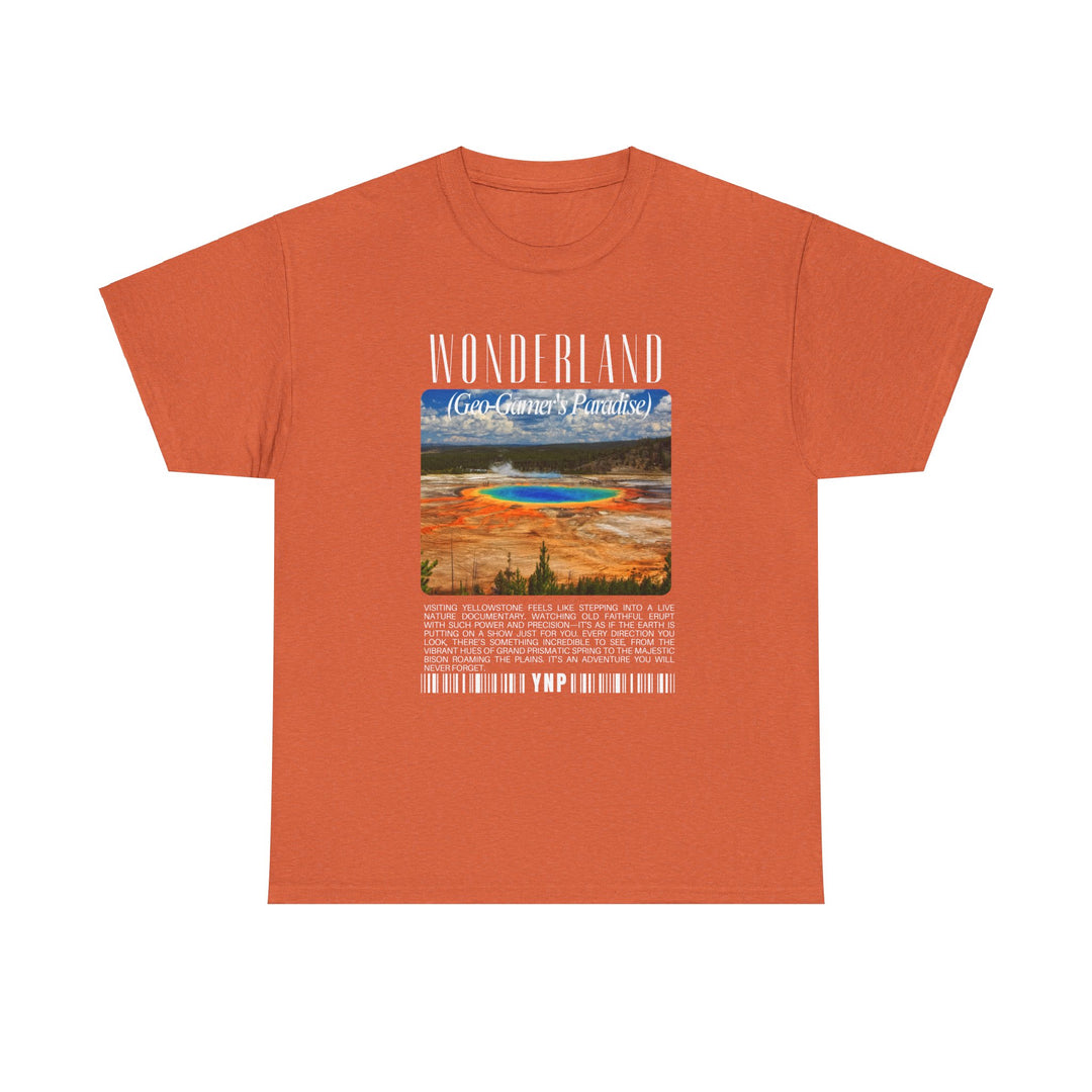 Old Faithful Geysers Yellowstone Tee - Wonderland Graphic Tee - Nature Inspired Unisex T-Shirt for Casual Wear and Outdoor Adventures