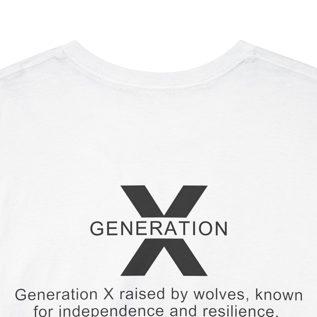 Unisex Heavy Cotton Tee - Generation X Vibes -  Keeping it Real FAFO Way