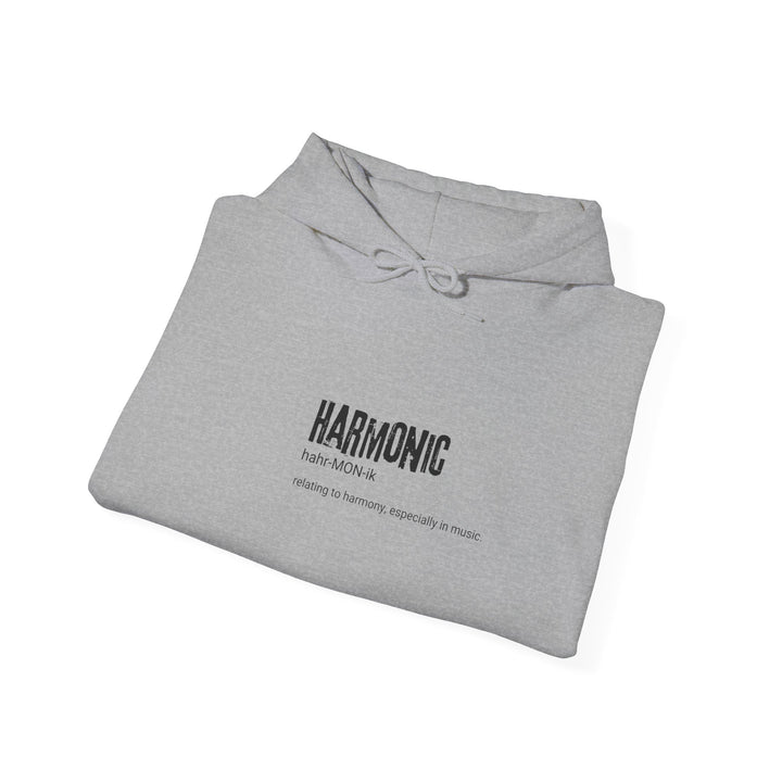 Harmonic Unisex Heavy Blend™ Hooded Sweatshirt - Music Lover Gift, Cozy Hoodie, Relaxed Fit, Perfect for Gifting, Celebrating Harmony