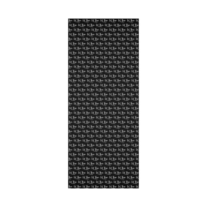 Chic Gift Wrap Papers, Let Them Design, Elegant Wrapping Paper, Black and White Gift Wrap, Modern Aesthetic for Holidays, Parties, Events